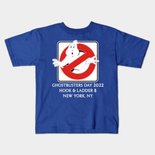 Ghostbusters Day 2022 (White Text) - Buffalo Ghostbusters Kids T-Shirt